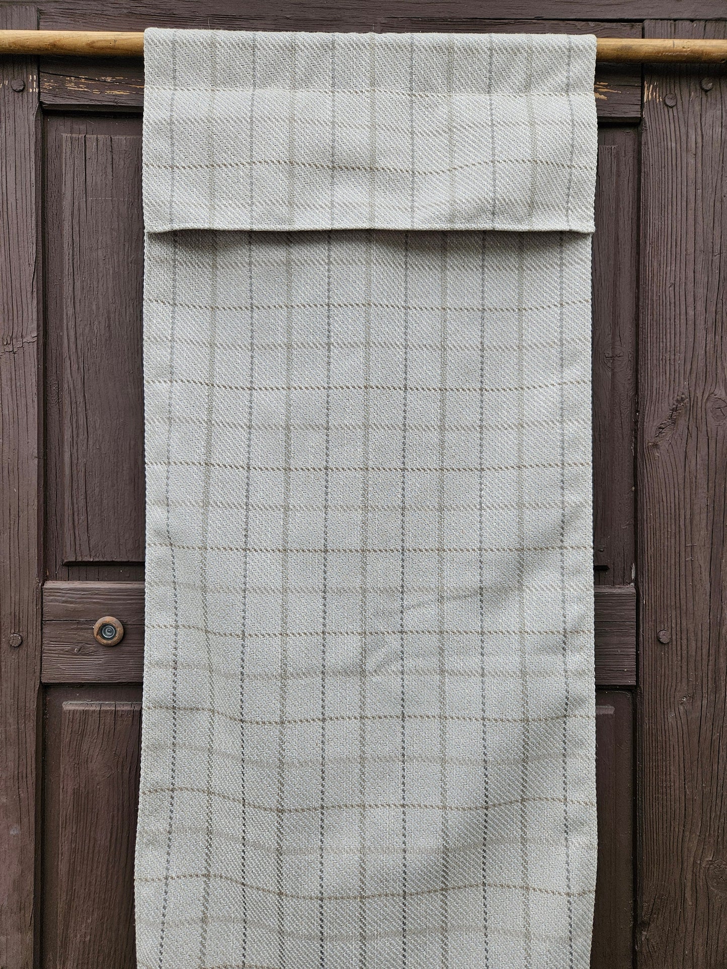 grey French Door Curtain 1 Panel