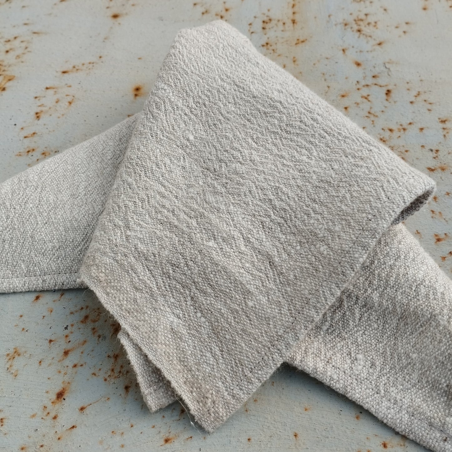 Linen napkins Ticking Set of 2 4 6 8 - 100% linen Dinner Napkins- Custom Size- Everyday, Party, Wedding, Hostess Gift