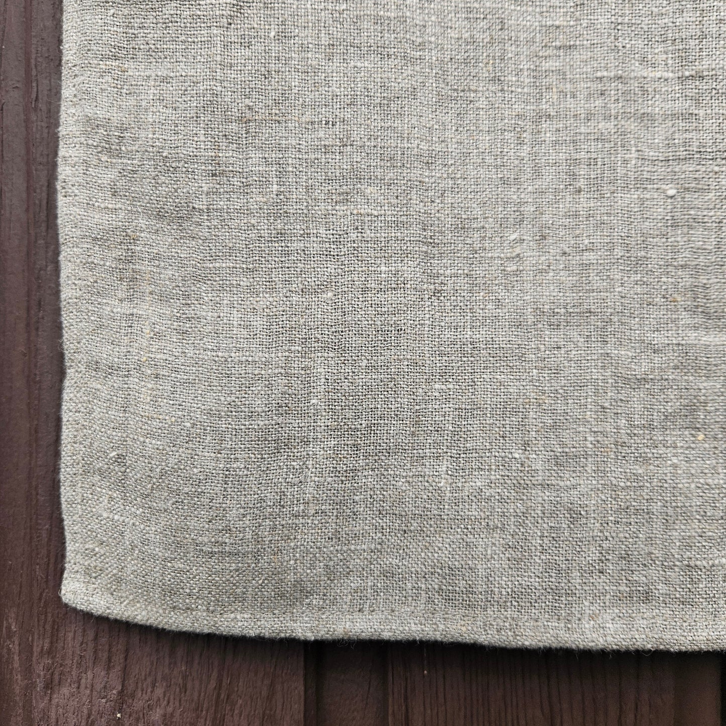 Natural grain sack Cafe Curtains farmhouse ranch, French stamp burlap ranch shabby window panel, Living room Cafe Kitchen window curtains