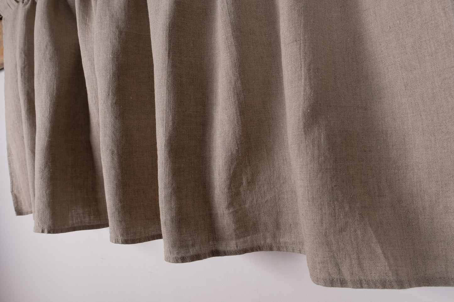 custom LINEN Curtains 100% linen PREWASHED, Linen Cafe Curtain Panels in Different Size Options, Custom Size Window and Door curtains