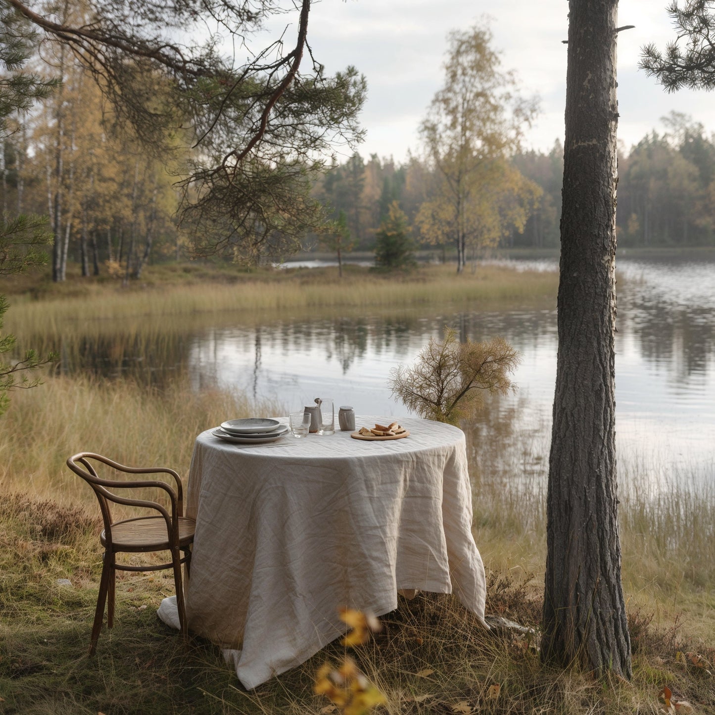 100% Linen Tablecloth Handmade Round Oval Rectangle Table cloth Natural Linen large Custom table decor Wedding decor Catering