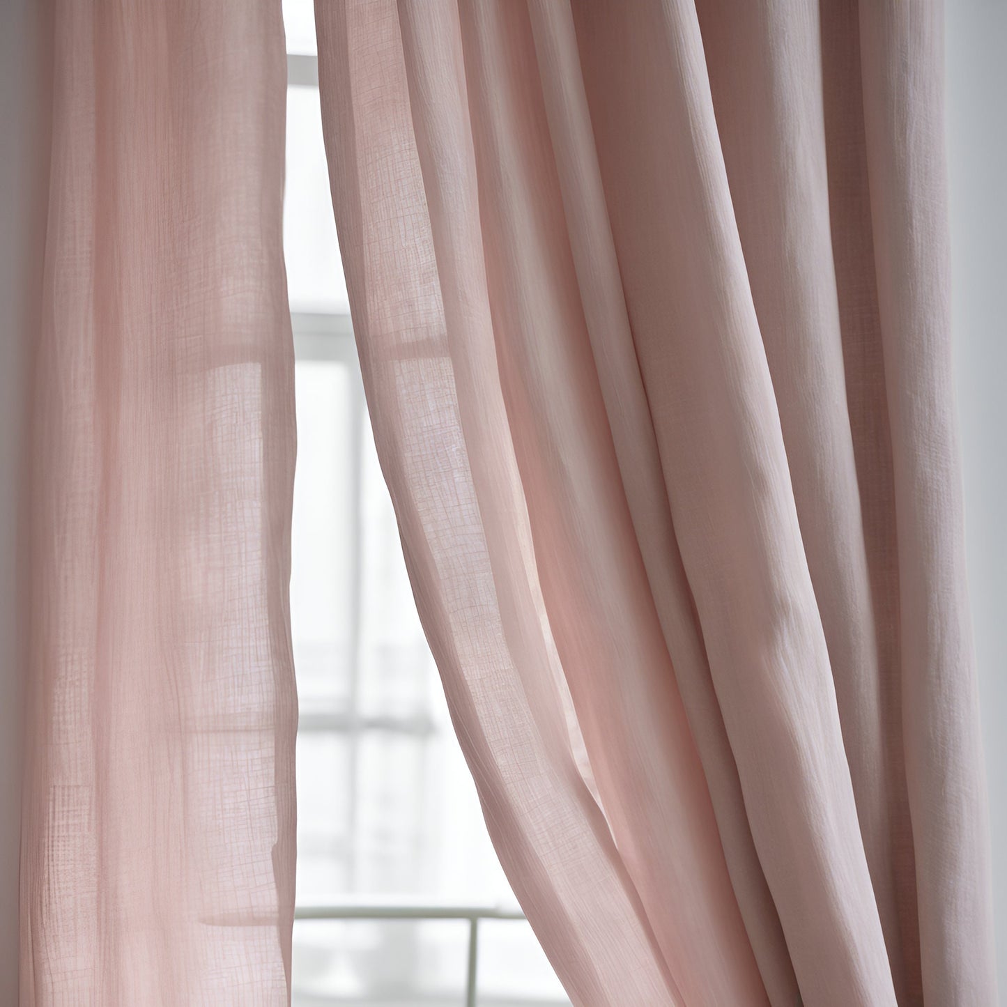 Sheer Linen Curtains, 100% linen Extra Long Curtains, Linen Curtains with rod pocket, mustard PREWASHED Sheer window panel