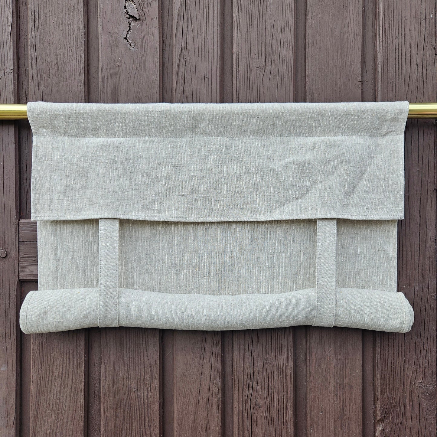 grey French Door Curtain 1 Panel, door curtains in linen , window linen curtains panel