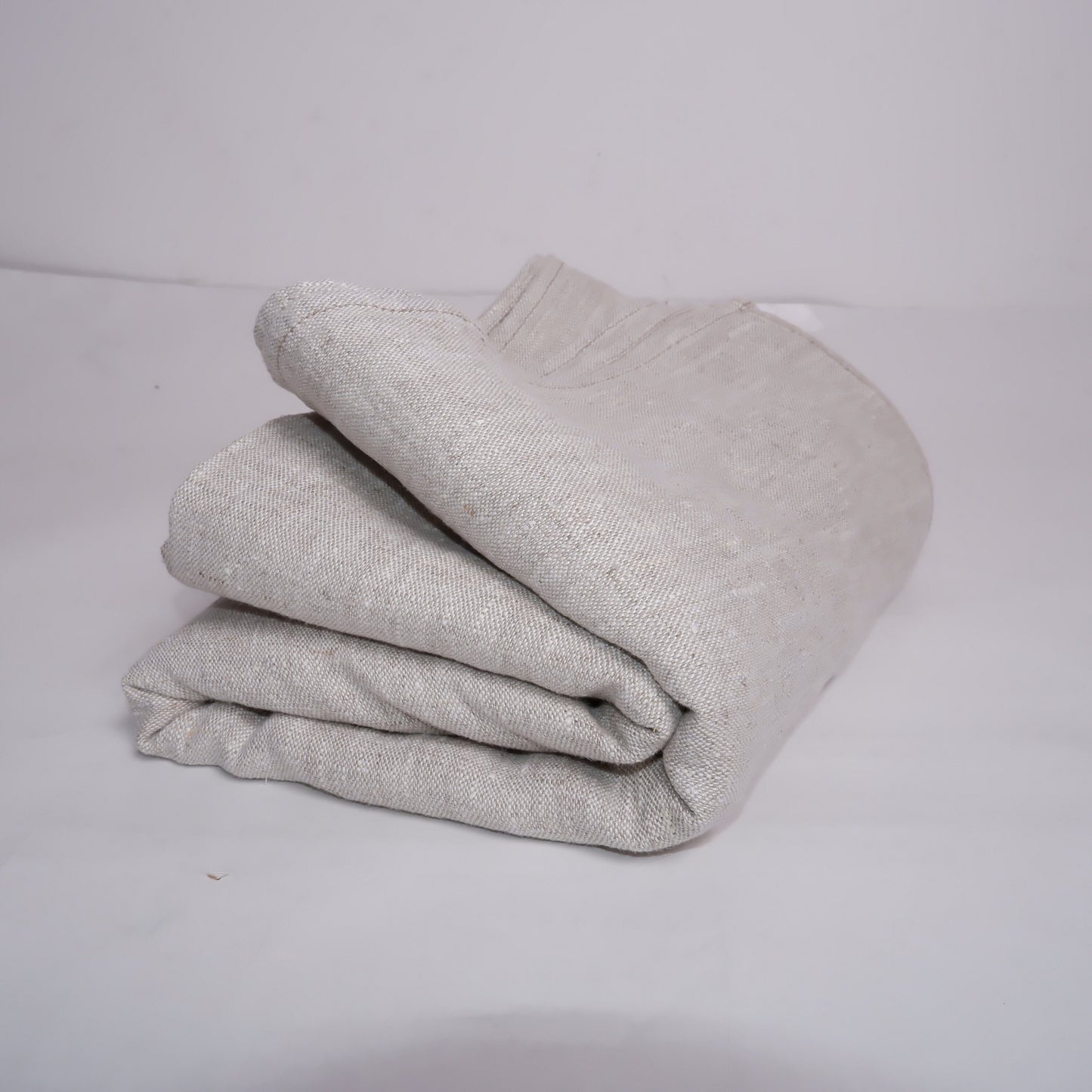 Natural linen flat sheet, Custom size bed sheet, Handmade soft linen sheet, Washed linen bedding, Queen, King, Double,