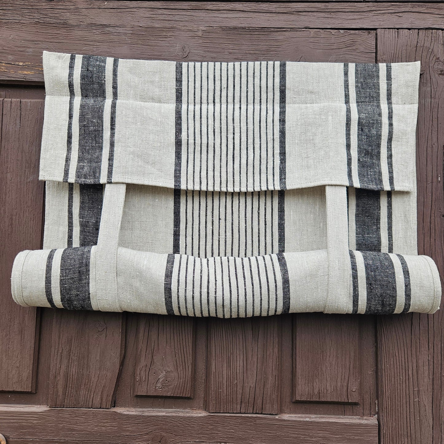 green French Door Curtain 1 Panel - french linen curtains roman blinds