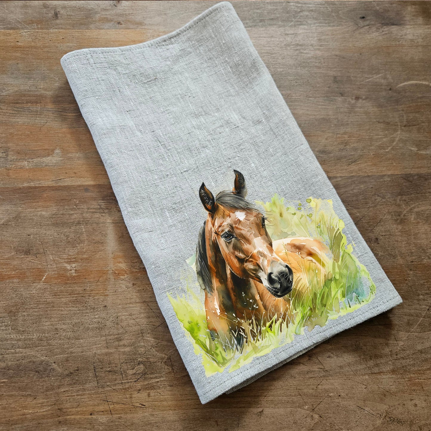 Sheep Tea Towel in linen, hand Towels Tea in linen, pets Dish Towel Kitchen Décor Tea Towel in linen