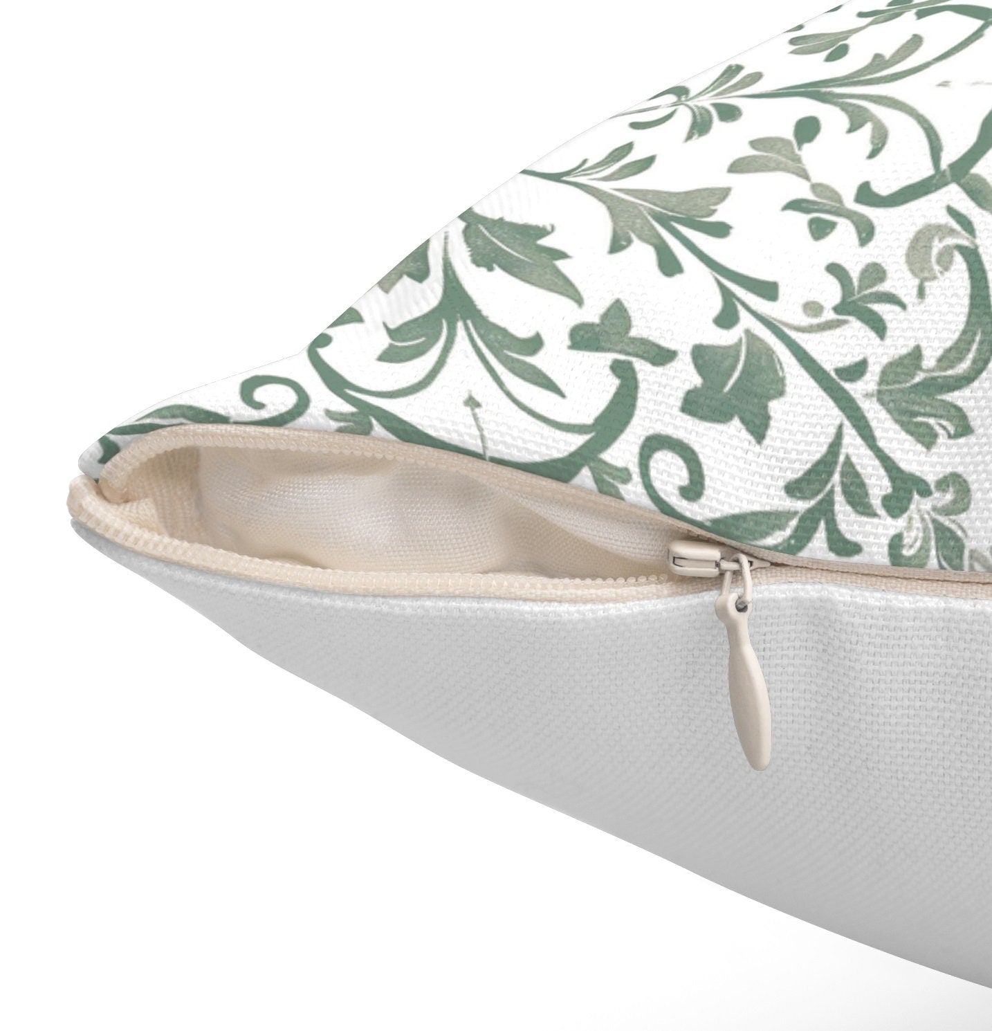 Modern grey linen Floral Pillow Cover, neutral Boho Pillow block print on linen, Coutrynome block printed pillow case in European flax