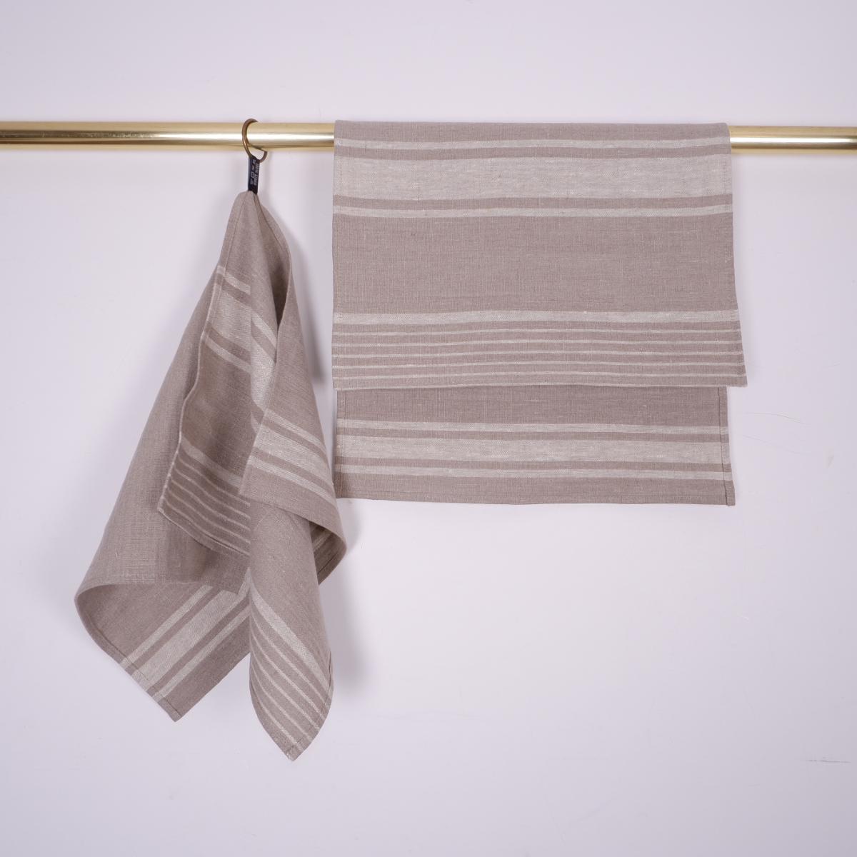 French style linen guest towels - Farmhouse linen kitchen towels - Sauna Spa linen towels - Thick linen towels, Natural linen hand towels