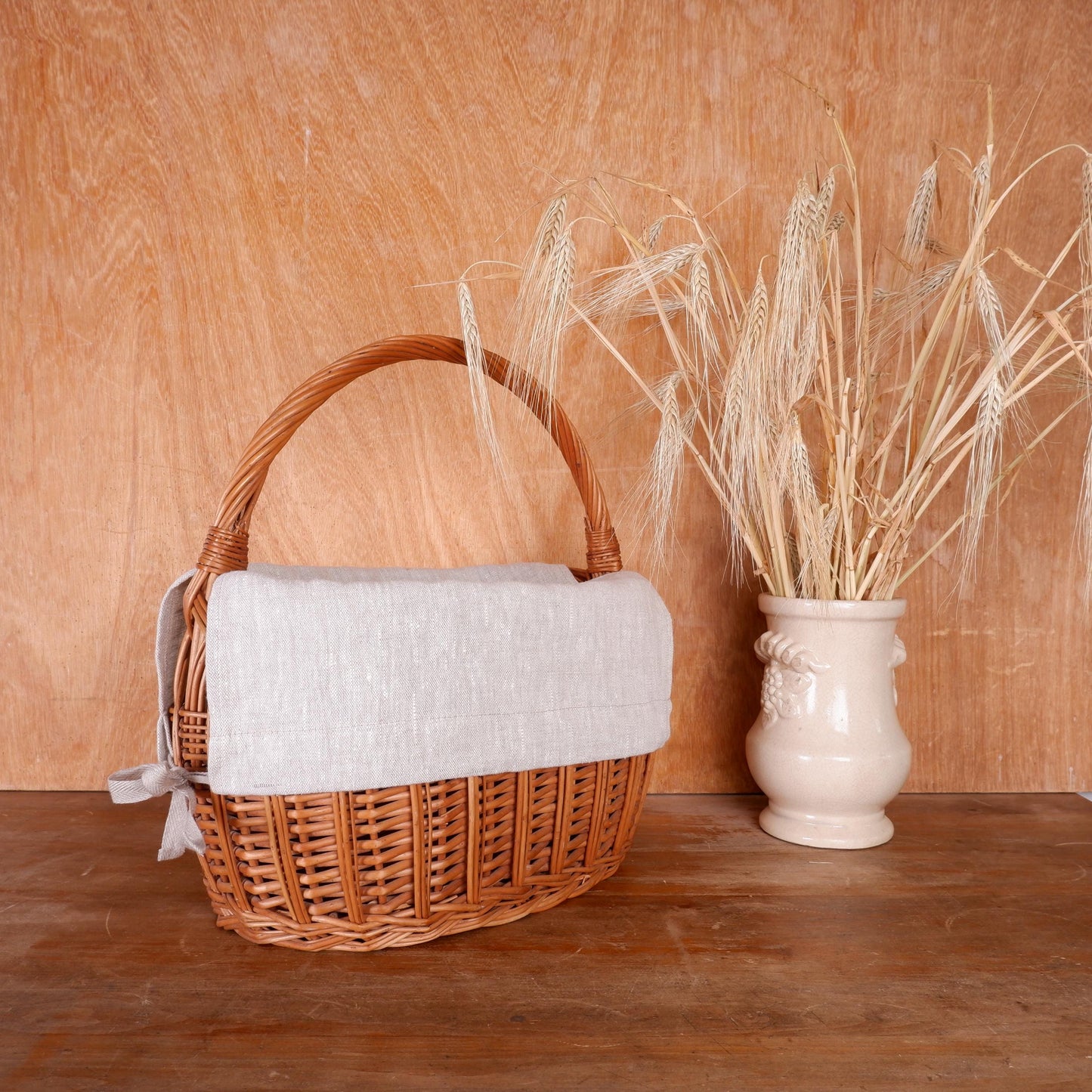 Basket Liner in 100% linen - Customized Easter Basket Liner - Easter Basket Liner