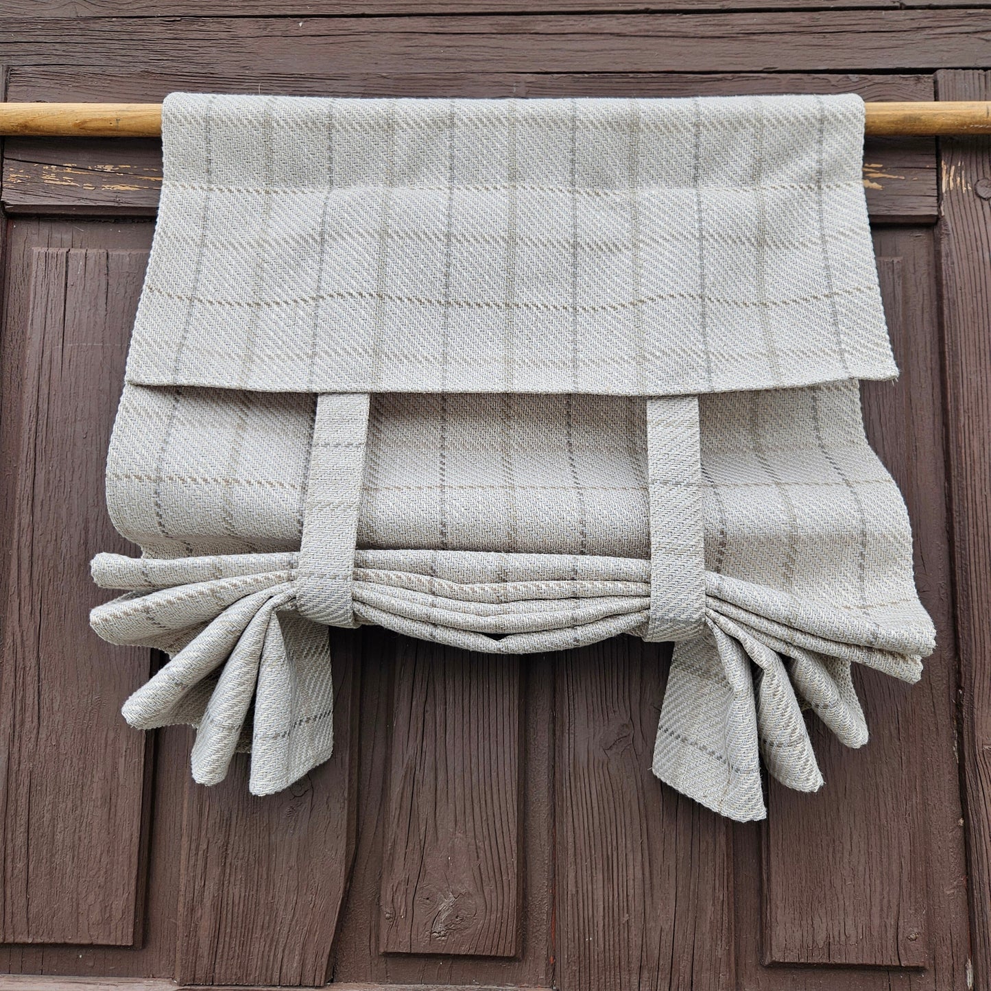 grey French Door Curtain 1 Panel