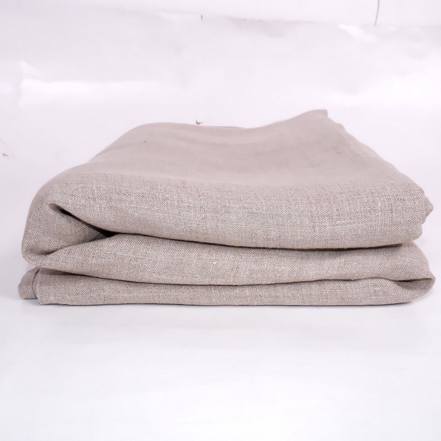 french striped Ottoman slipcover, natural cover Custom ikea linen cover cube slip cover for bench pouf sofa cover customsize