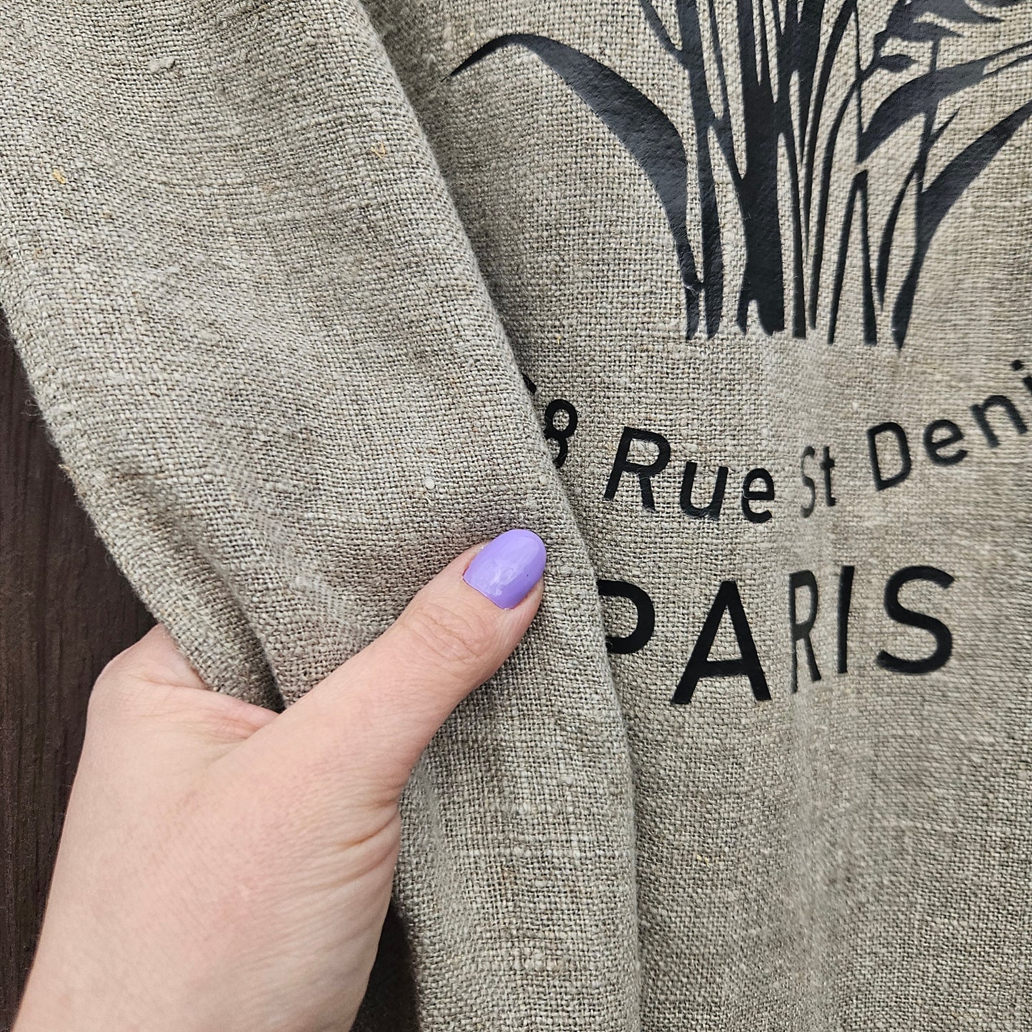 Natural grain sack Cafe Curtains, French stamp burlap Farmhous window panel, Living room Cafe Kitchen window curtain custom size