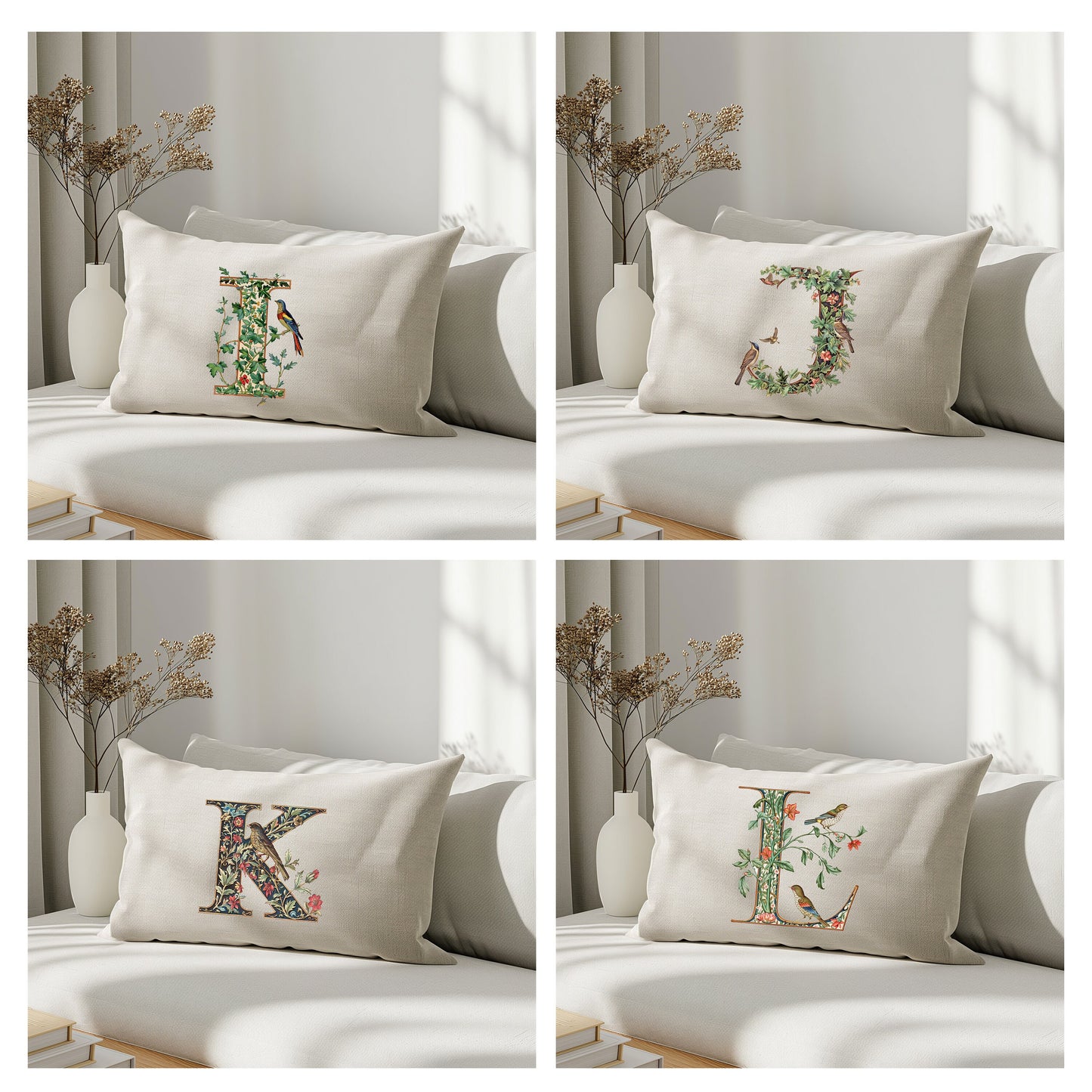 Monogram linen pillowcase Standard, queen, king, body, euro sham custom size pillow cover. Pure linen luxury cushion cover with Monogram