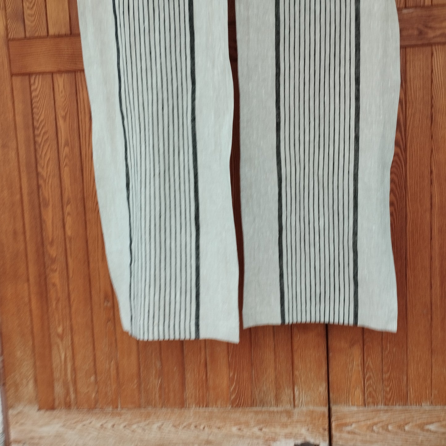 Striped Linen Noren Curtain, Japanese Linen Noren Panel, Japanese Curtain Door, Linen Doorway Drape, Linen Noren Drape Rod Pocket Panel