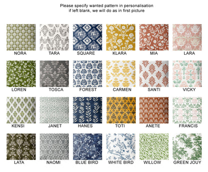 Linen foral tablecloth in mustard black print floral, Sophisticated designer contemporary tablecloth in linen