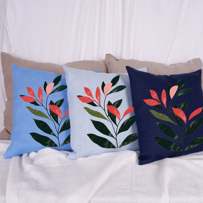 SALE LINEN Cushion cover Modern Contemporary art, decorative linen pillow cover , Boho Summer decor Cushion Housewarming Gift