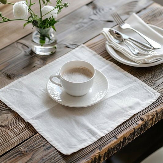 Linen placemats napkins white, Washable linen placemats, Natural linen placemats for Holiday table decor, Handmade placemats, Placemats set