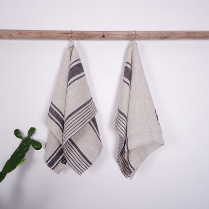 French style linen bath towels, Farmhouse linen kitchen towels, Sauna Spa linen towels, Thick linen towels, Natural linen hand towels