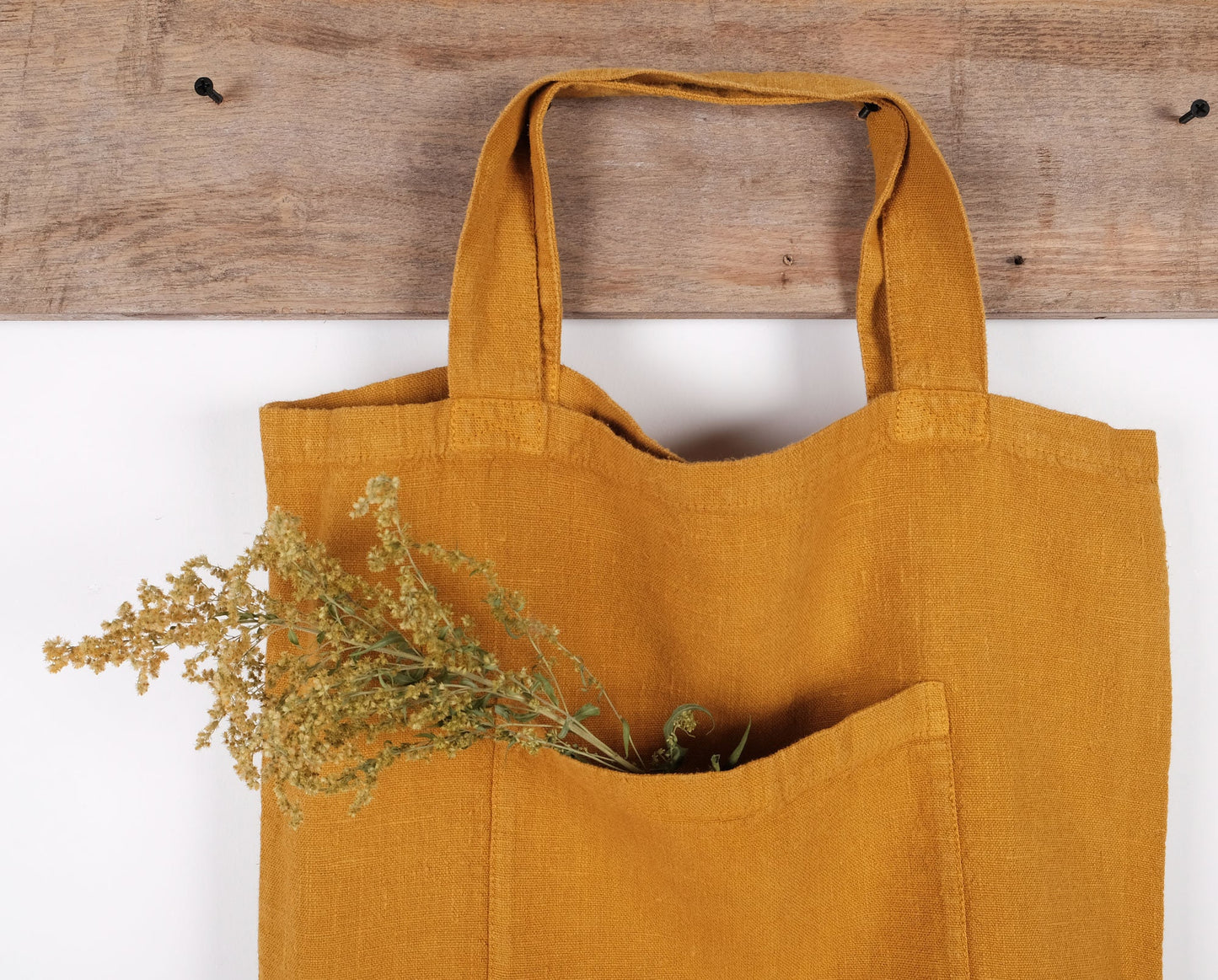 Linen tote bag - shopping bag - custom color- shoulder bag - Organic