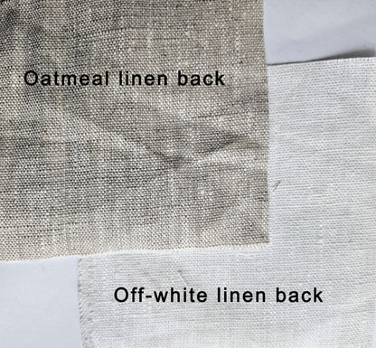 Designer Floral Teal blue on White linen pillow cover, Boho pillow with teal blue print, botanical Cushion cover decorative pillow cover