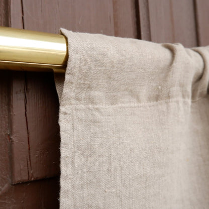 Custom size  Valance natural with laces, Farmhouse Pure linen window treatment, Living room Cafe Kitchen window panel, farmhouse curtains