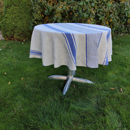 100% Linen Tablecloth Handmade Round Oval Rectangle Table cloth Natural Linen large Custom table decor Wedding decor Catering