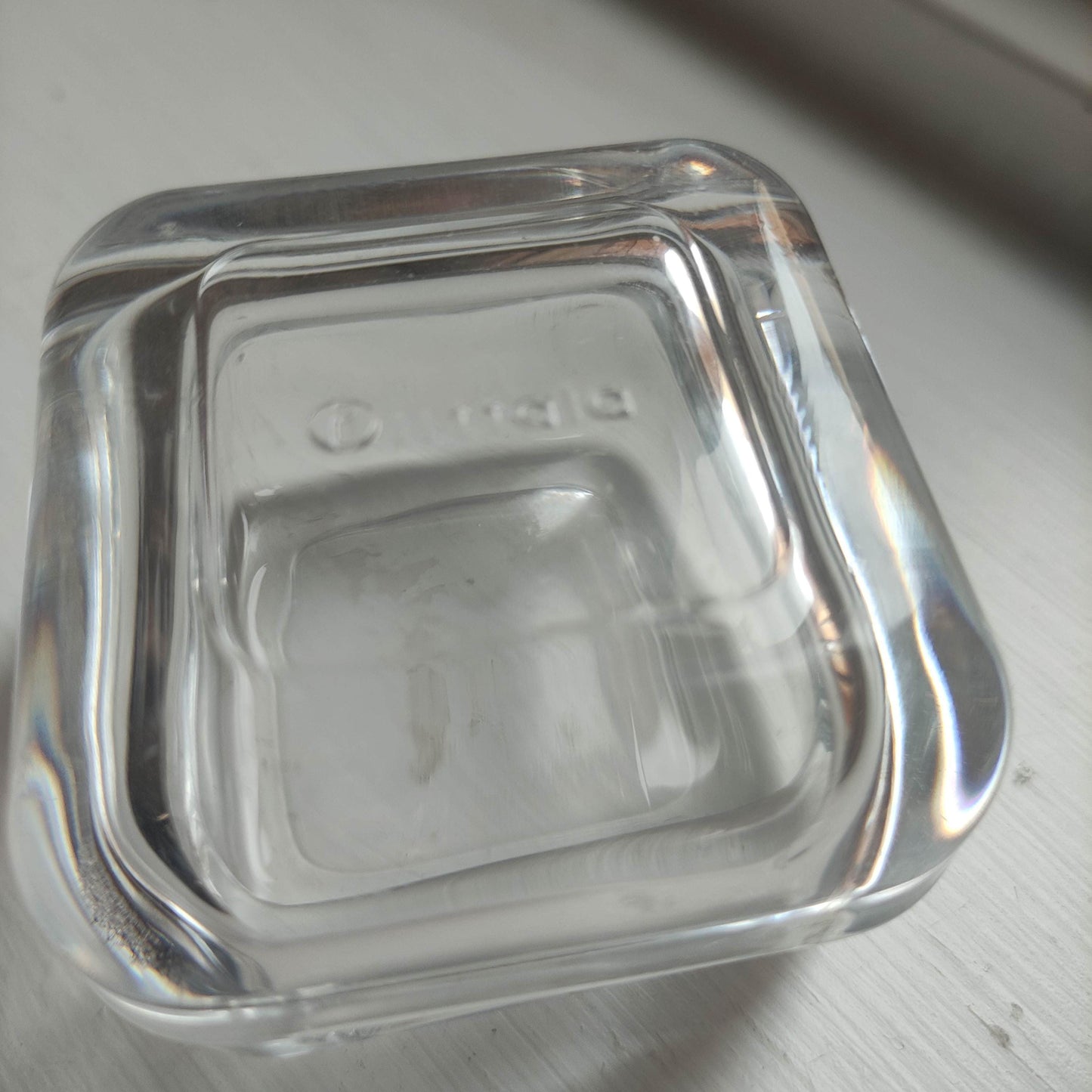 Iittala: VITRIINI Series -  Small Large  Jewelry Box - cear glass jewelry box Finnish design