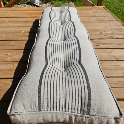 floor cushion in linen