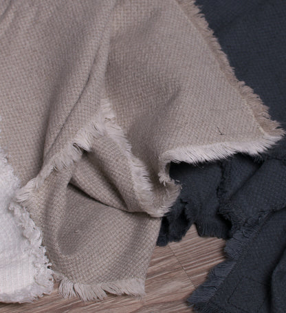 Stonewashed White grey Natural Blancket Bedspread Bed Cover  Throw Alwayslovelinen 100% Linen Lovelinen