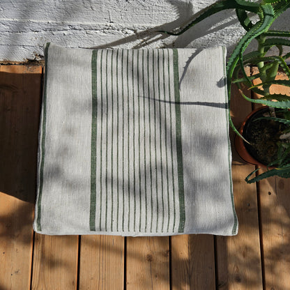 Linen Ottoman slipcover in custom size, natural cover Custom ikea linen cover cube slip cover for bench pouf sofa cover customsize