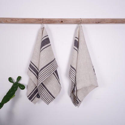 French style linen bath towels, Farmhouse linen kitchen towels, Sauna Spa linen towels, Thick linen towels, Natural linen hand towels