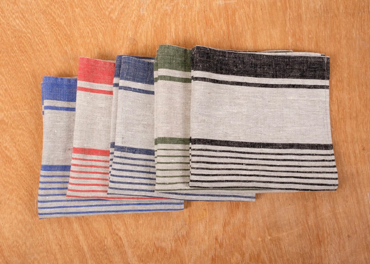 Stonewashed linen tea towel. Linen hand towel. Soft linen. Natural kitchen towel. Linen towel. Dish towel.