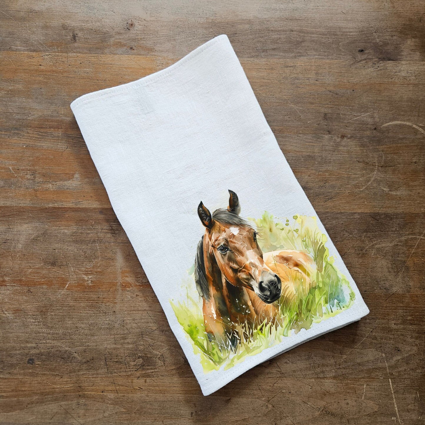 Sheep Tea Towel in linen, hand Towels Tea in linen,  pets Dish Towel  Kitchen Décor Tea Towel in linen