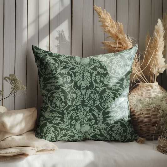 Modern linen Floral Pillow CoverWilliam morris Queen Anne, Art and Crafts Pillow case on linen for Coutryhome  Victorian