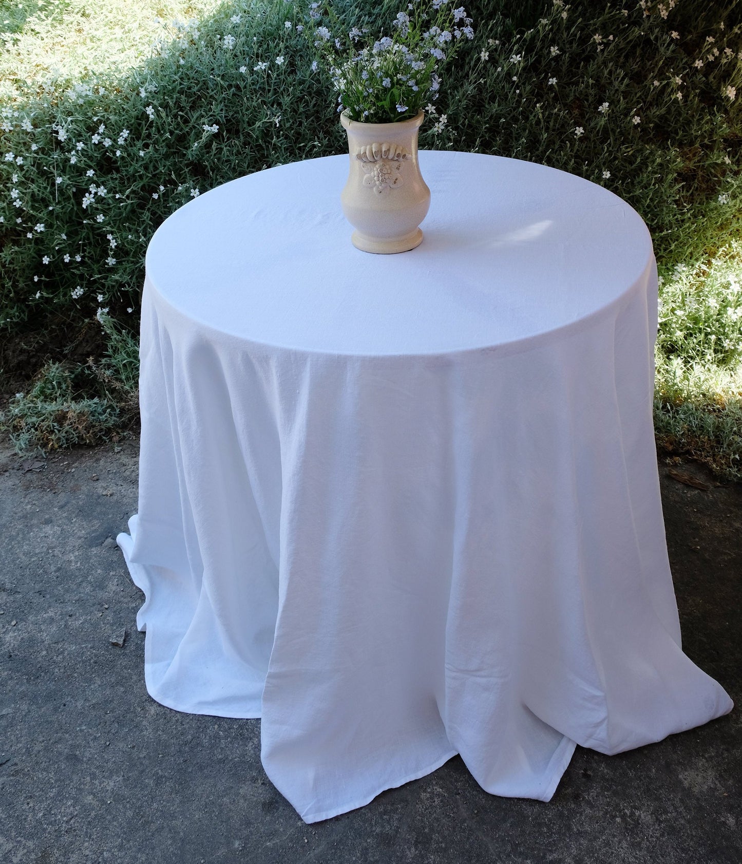 100% Linen Tablecloth Handmade Round Oval Rectangle Table cloth Natural Linen large Custom table decor Wedding decor Catering