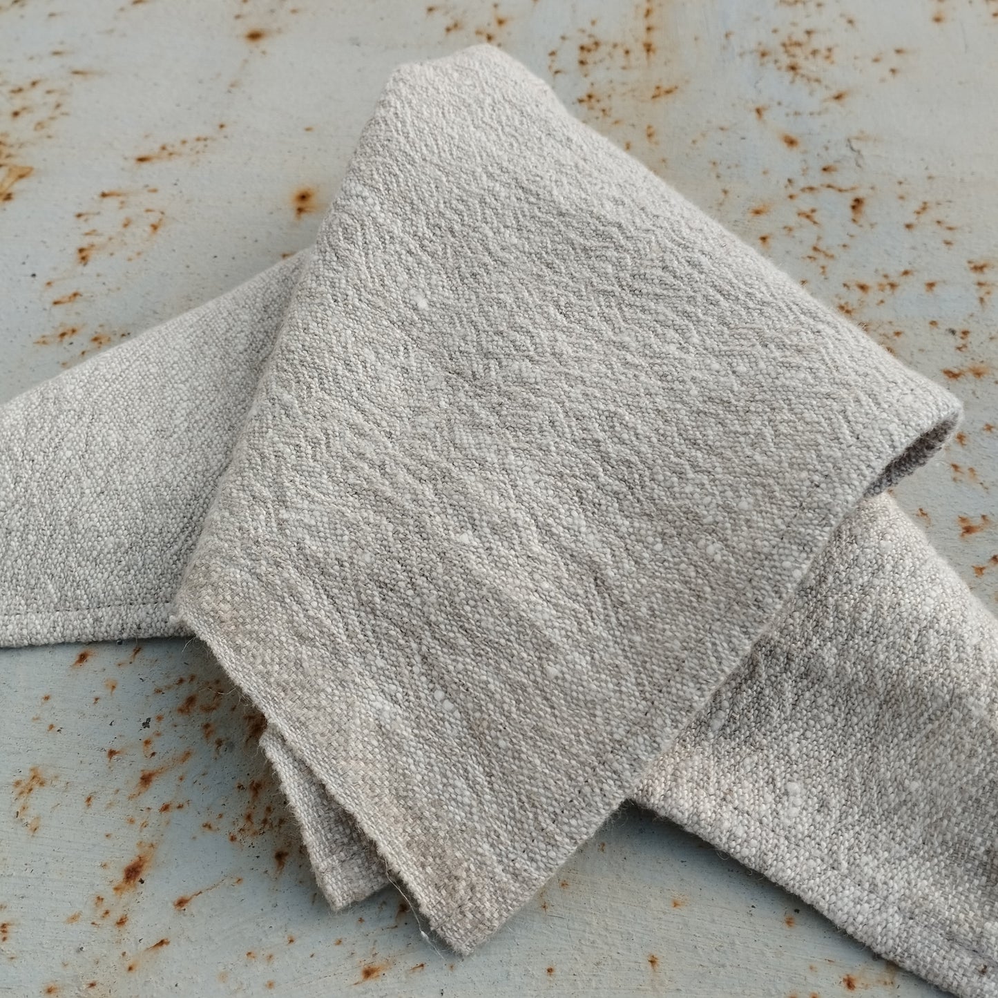 Linen napkins Ticking Set of 2 4 6 8  -  100% linen Dinner Napkins Custom Size Everyday Party Wedding Hostess Gift Housewarming