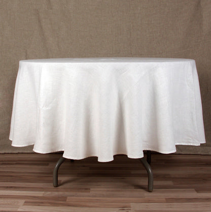 100% Linen Tablecloth Handmade Round Oval Rectangle Table cloth Natural Linen large Custom table decor Wedding decor Catering