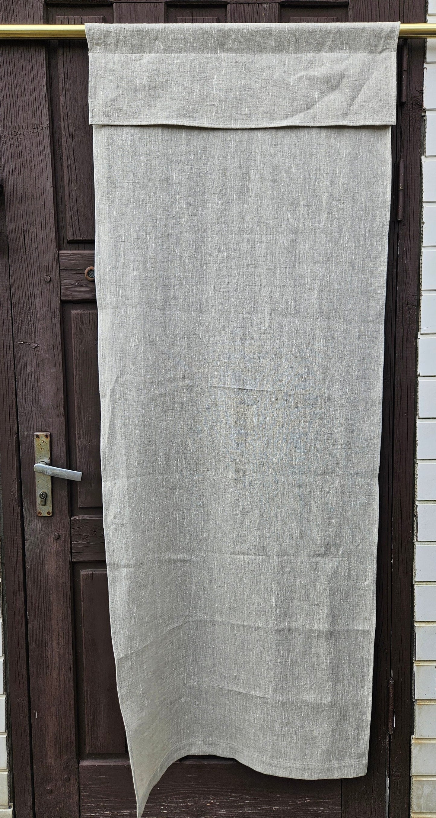 frenchdoor curtains in linen