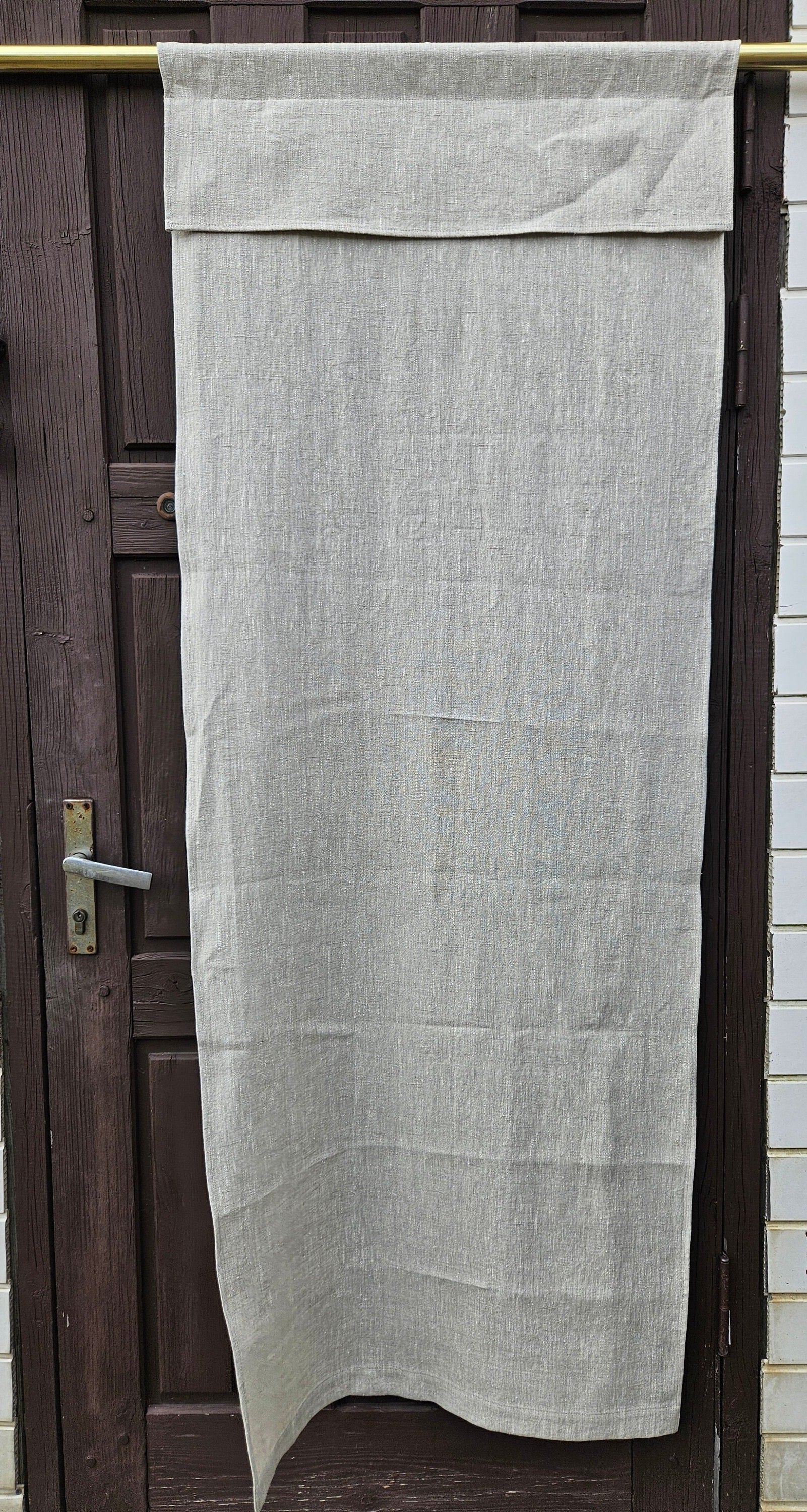 frenchdoor curtains in linen