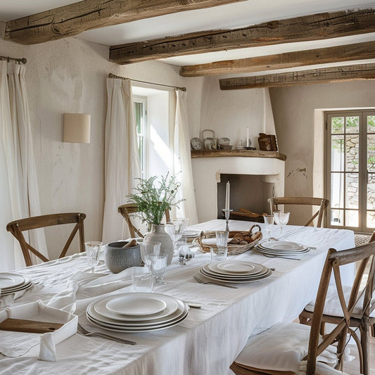 100% Linen tablecloth PREWASHED white,  Frenchlinen table cloth rustic rectangle square oval pale pink country style in custom size