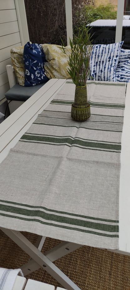 Linen runner Striped - French Provincial
