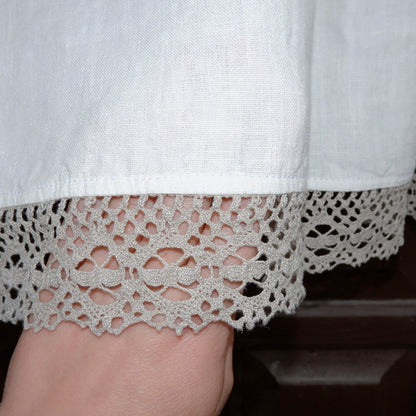 Custom size  Valance WHITE with laces, Farmhouse Pure linen window treatment, Living room Cafe Kitchen window panel, farmhouse curtains
