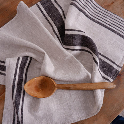 French style linen guest towels - Farmhouse linen kitchen towels - Sauna Spa linen towels - Thick linen towels, Natural linen hand towels