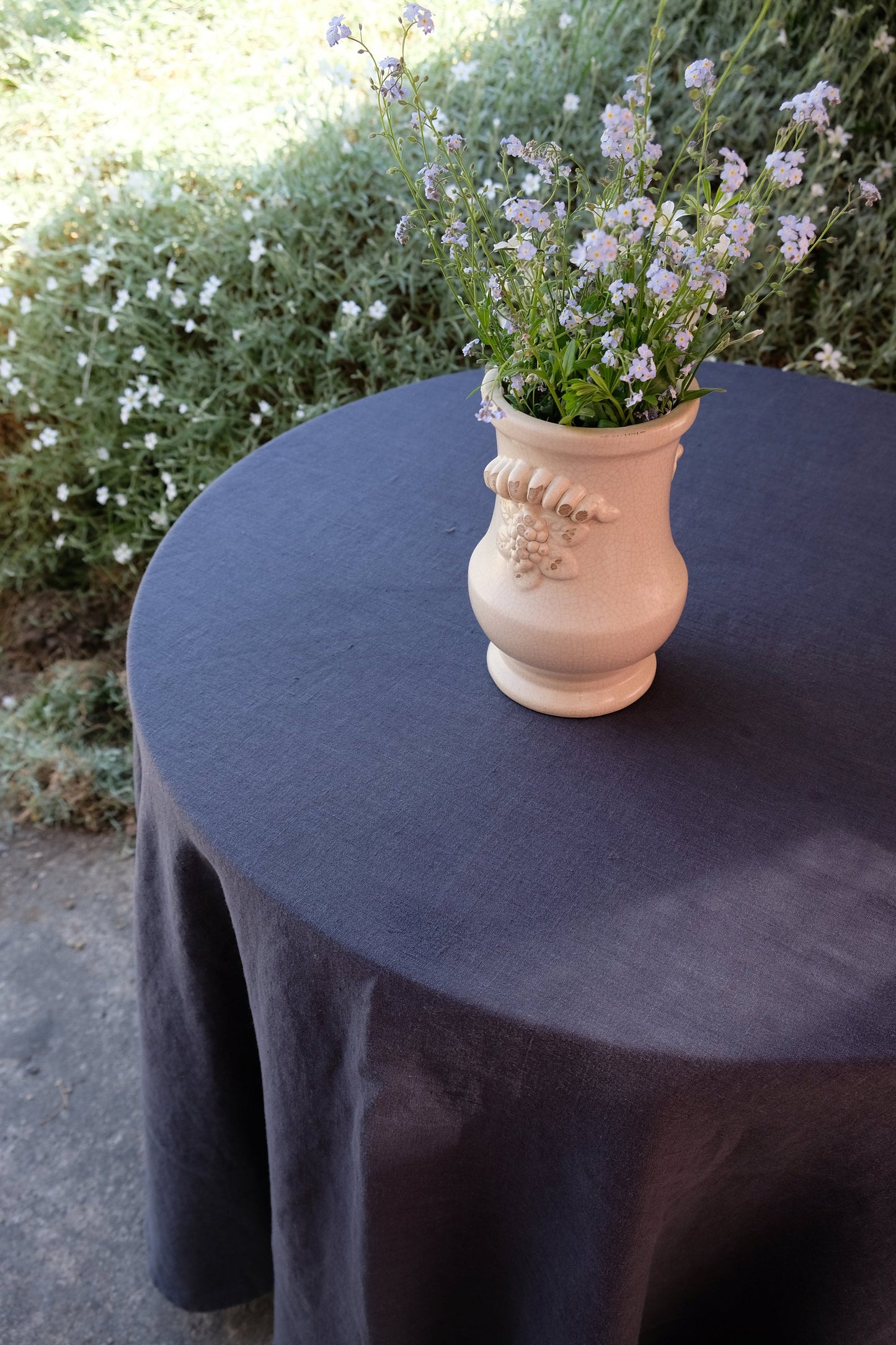 100% Linen Tablecloth Handmade Round Oval Rectangle Table cloth Natural Linen large Custom table decor Wedding decor Catering