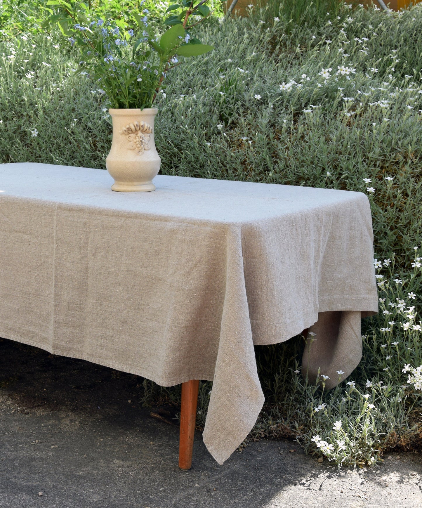 100% Linen tablecloth PREWASHED mustard yellow, French linen table cloth rustic rectangle square oval pale pink country style in custom size