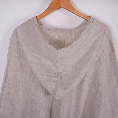 Linen Sheer Poncho in 40 colors, Linen gauze Poncho in lightweight linen, Summer vacation outfit one size    Gitft for mother wife