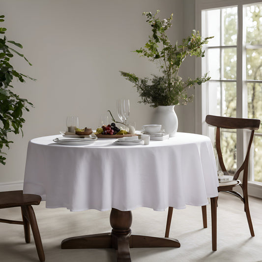 100% Linen Tablecloth Handmade Round Oval Rectangle Table cloth Natural Linen large Custom table decor Wedding decor Catering