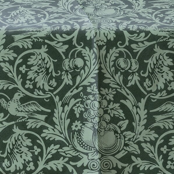 Linen foral tablecloth william Morris Queen Anne, arts and crafts movement tablecloth Victorian style