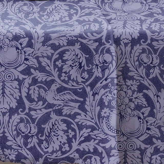 Linen foral tablecloth william Morris Queen Anne, arts and crafts movement tablecloth Victorian style