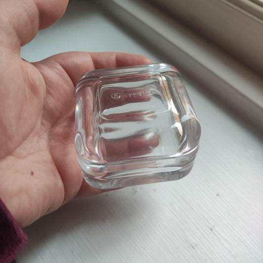 Iittala: VITRIINI Series -  Small Large  Jewelry Box - cear glass jewelry box Finnish design